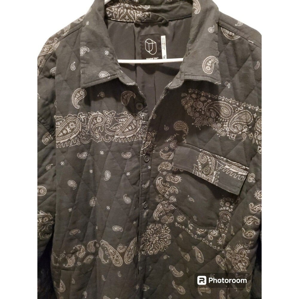 Original Use Men's Lightweight Paisley Jacket SZ XL